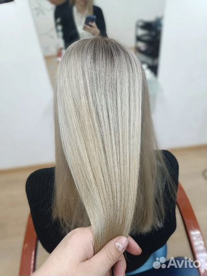 Услуги парикмахера окрашивание