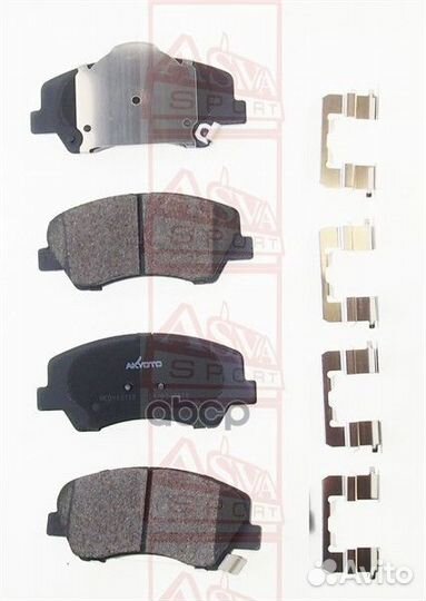 Колодки тормозные дисковые AKD-12118 akyoto