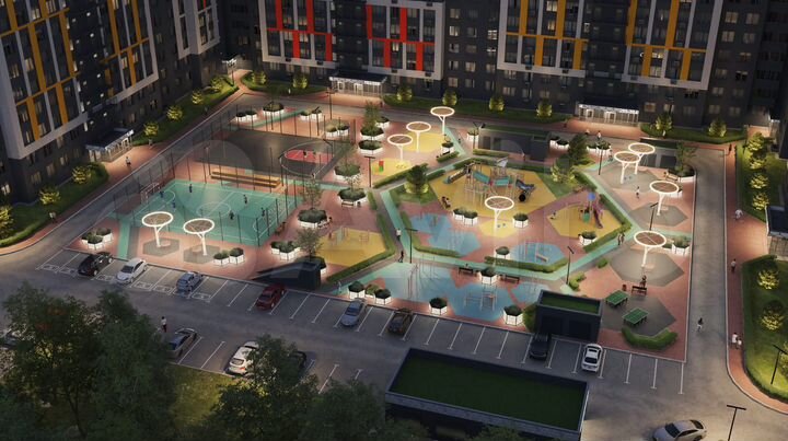 3-к. квартира, 83,8 м², 4/16 эт.