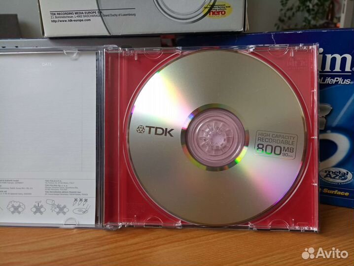 CD-R болванки диски TDK Verbatim metallic azo
