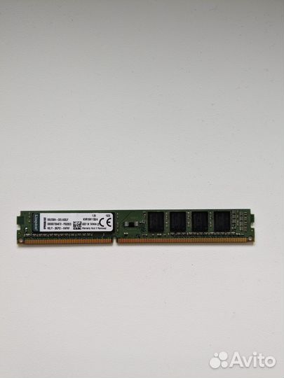 Оперативная память Kingston 4 гб DDR3 1600 MHz