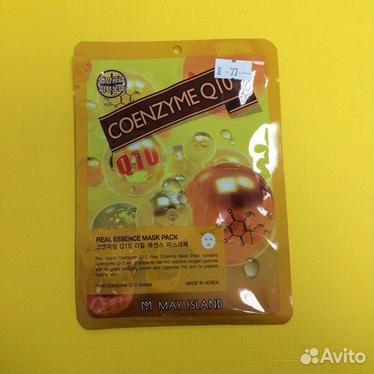 Корея Маска MAY Island coenzyme Q10