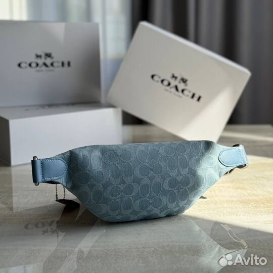 Сумка coach Belt Bag denim