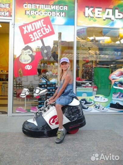 Хилис роликовые кроссовки Heelys, б/у 34 размер