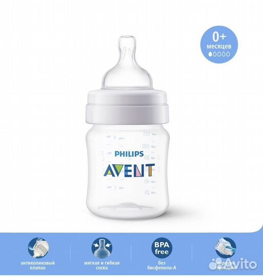 Бутылочка avent