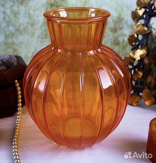 Ваза стеклянная новая