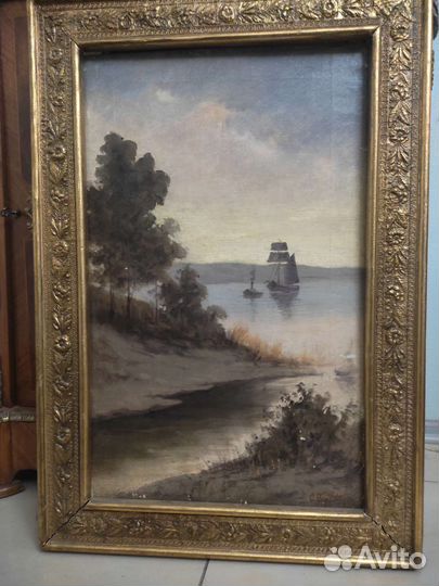 Картина маслом на холсте пейзаж