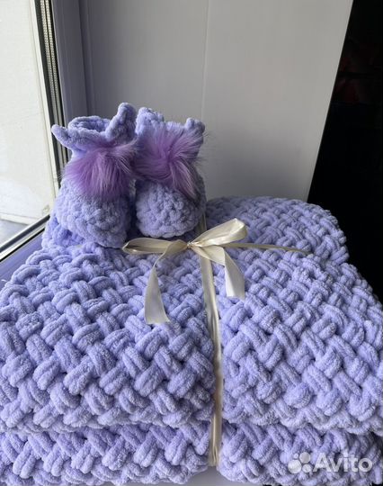 Плюшевый плед