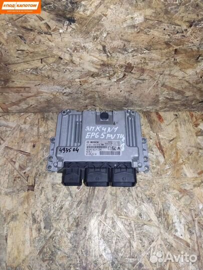 Блок управления двигателем Peugeot 9666325380