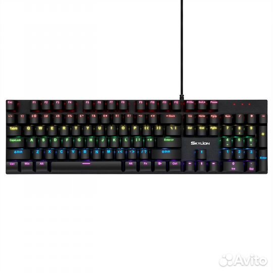 Проводная Механическая клавиатура skylion G300 RGB