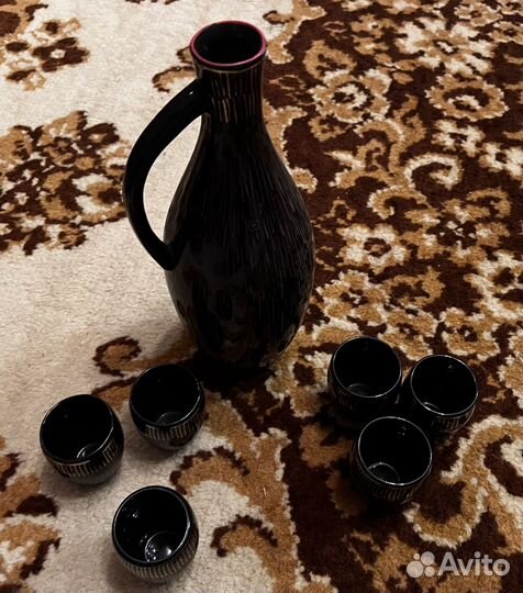 Штоф графин и стопки СССР