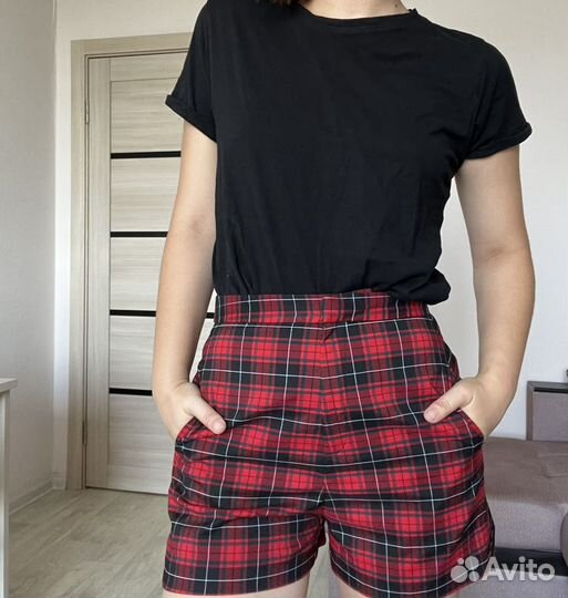 Шорты в клетку befree