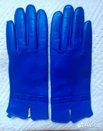 Перчатки кожаные женские новые
