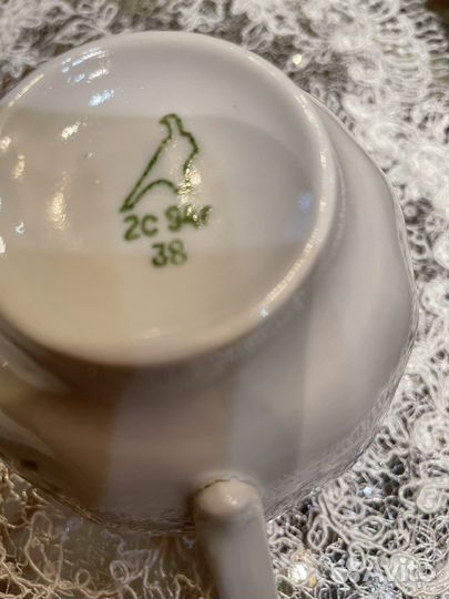 Сервиз чайный, чайник, чайные пары, СССР, фарфор