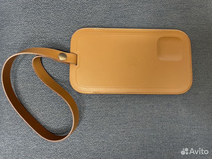 Чехол Apple iPhone Leather Sleeve для iPhone 12