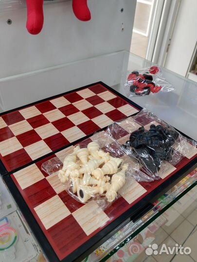 Шахматы магнитные 3 в 1