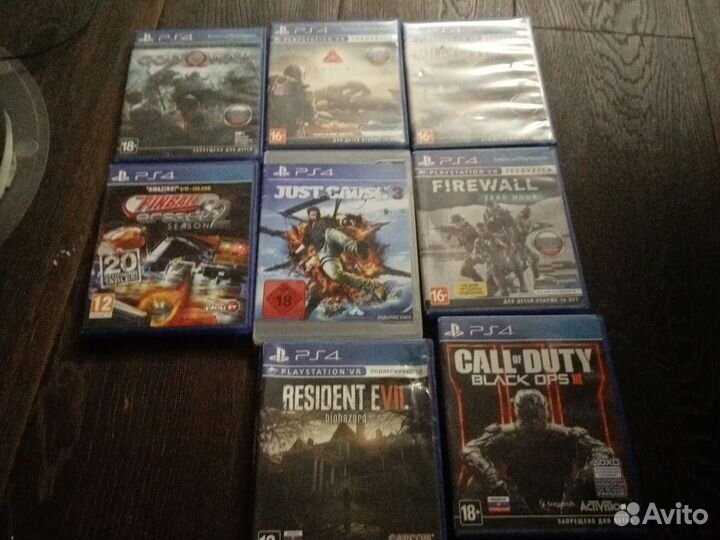 Продам ps4 pro диски vr шлем