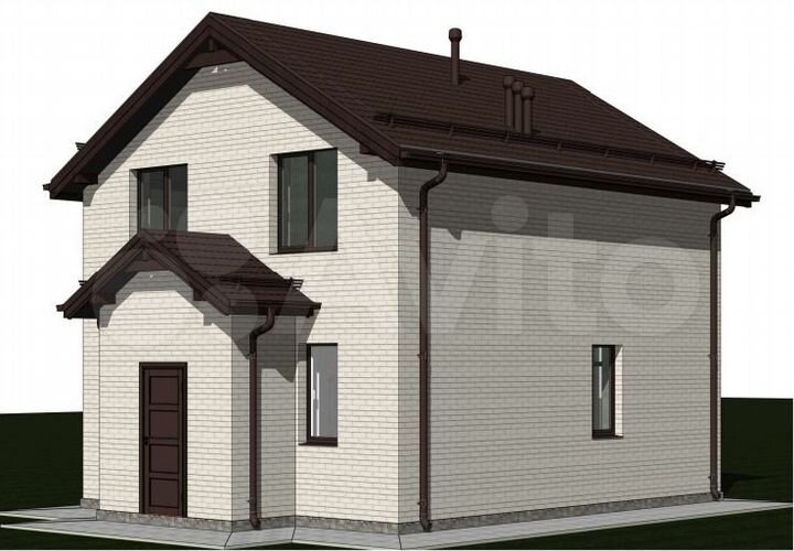 Дом 107 м² на участке 6 сот.