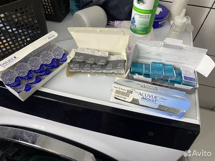 Линзы контактные однодневные-2,25.-2,5