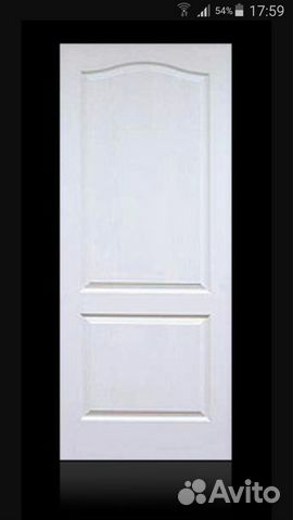 Дверь канадка белая межкомнатная