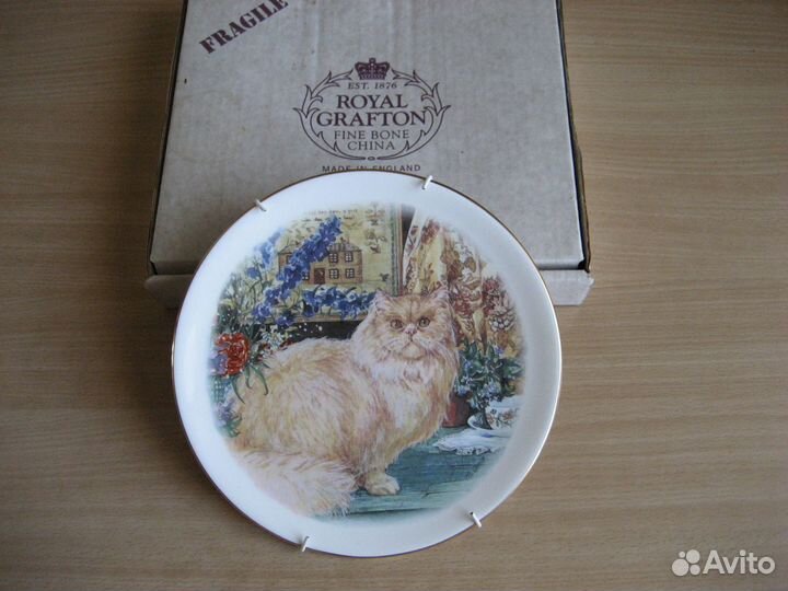 Тарелка настенная костяной фарфор. (Англия)