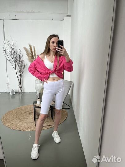 Хлопковая рубашка новая 42 размер