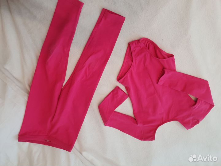 Розовый костюм для танцев 6 лет