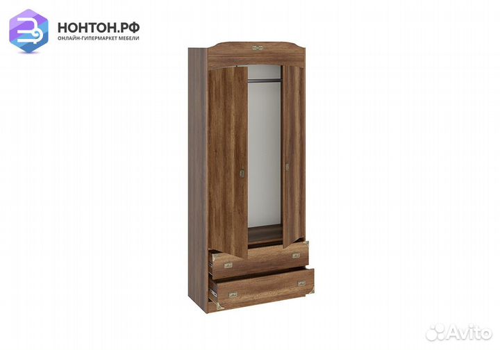 Шкаф 2-дверный Навигатор дуб каньон