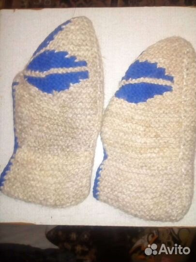 Носки, тапочки вязаные, гольфы