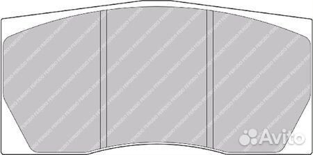 Колодки тормозные передние alcon PNF0084X305