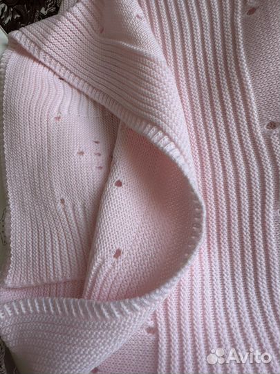 Плед детский вязаный