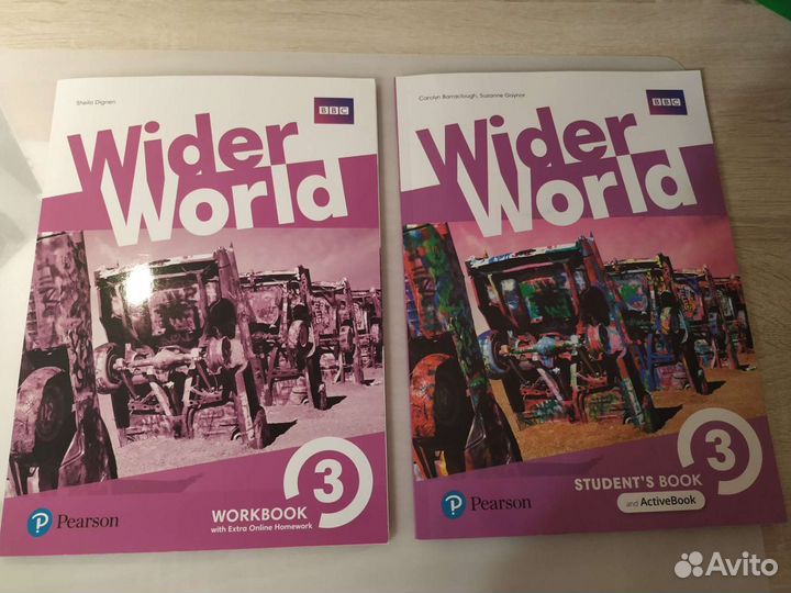 Pearson Wider World 3 Students book, workbook