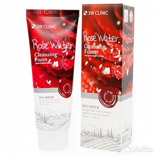 Пенка для умывания с экстрактом розы