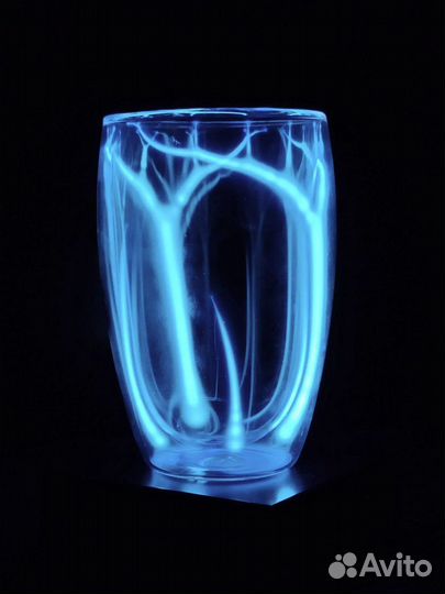 Комплект неоновых стаканов с подставкой