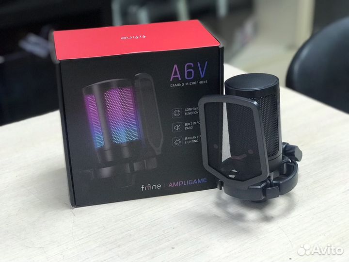 Новый Микрофон FiFine A6V с подсветкой