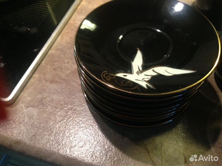 Сервиз кофейный тонкий фарфор