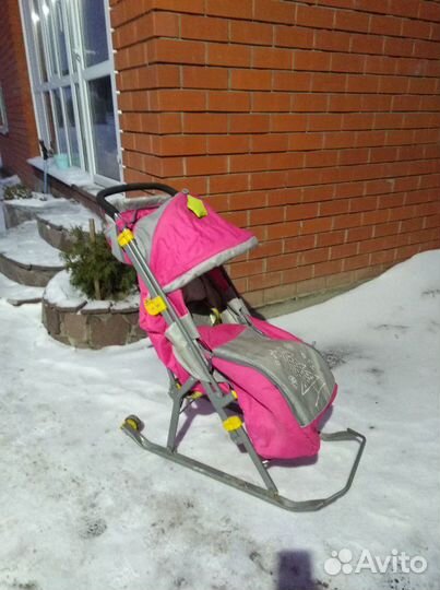 Санки-коляска