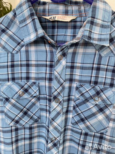 Рубашка H&M р 128-134