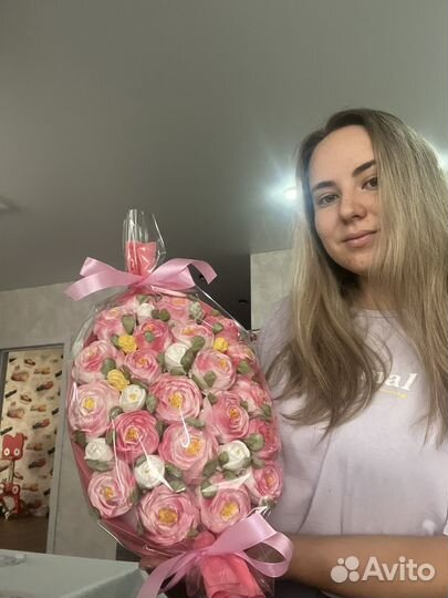 Букет из зефира