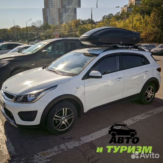 Автобокс багажник Koffer A-430 на Kia Rio X-line