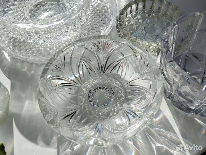 Ваза хрустальная СССР салатники