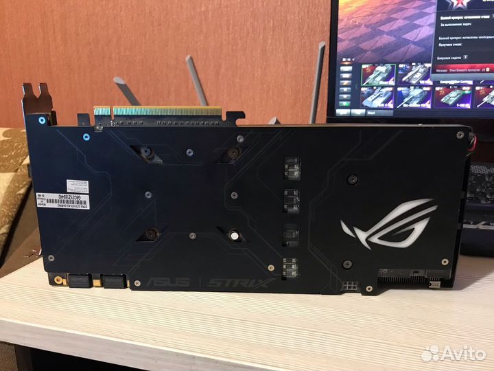 Видеокарта nVidia GeForce GTX 1070 asus ROG