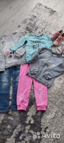 Одежда для девочки пакетом 110 116