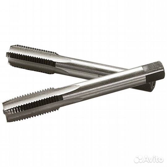 Метчик ручной М18 х 2.5 мм, комплект из 2 шт Сибрт