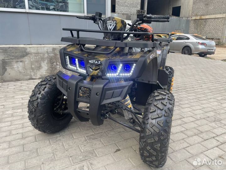 Квадроцикл Motax ATV Grizlik T200 желтый