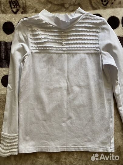 Блузки школьные 122 128