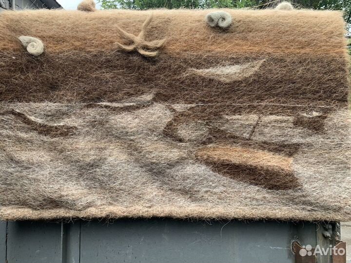 Ковер ручной работы из конского волоса