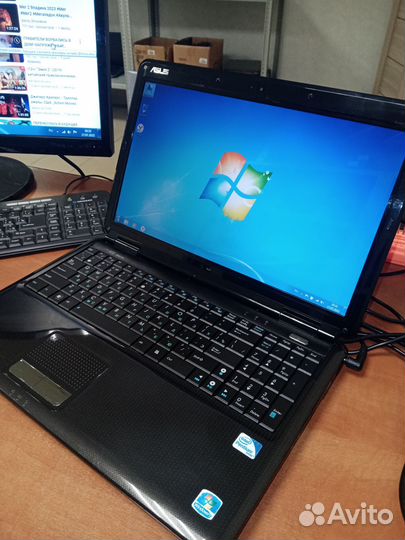 Ноутбук Asus K50IN с гарантией 3 месяца