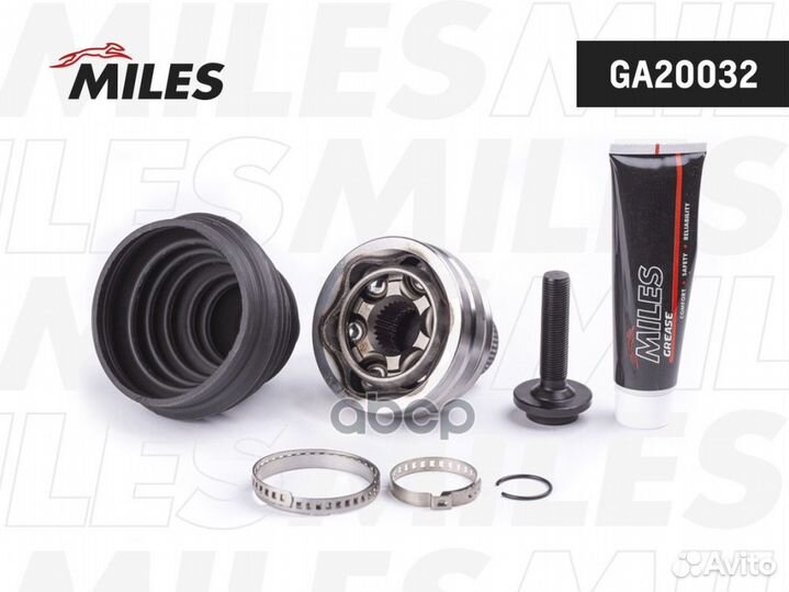 Шрус audi A4 2.0-3.2 07- нар. GA20032 Miles