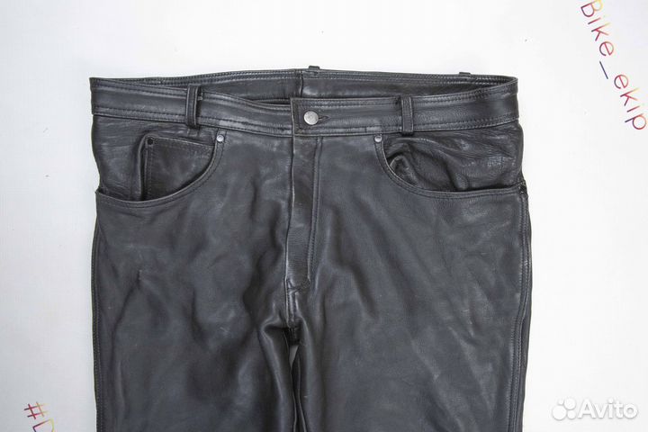 52 р-р Мотобрюки-мотоджинсы Germas кожа